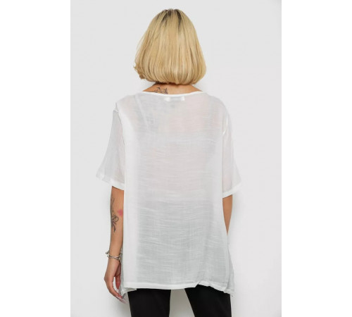 Блуза, цвет молочный, 244RM206