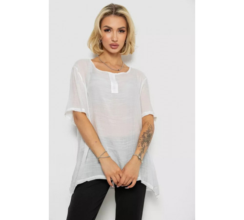 Блуза, цвет молочный, 244RM206