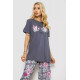 Женская пижама с принтом, цвет серый, 243R10367