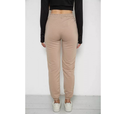 Спортивні штани жіночі, колір бежевий, 238R5052-1