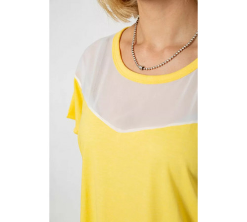 Женская пижама с принтом, цвет желтый, 243R1600-032-1