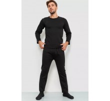 Термобелье мужское на флисе 131R15397, цвет черный, 131R153797