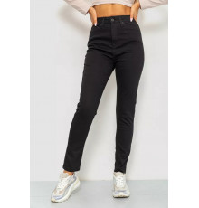 Джинси жіночі стрейчові, колір чорний, 233R1810073