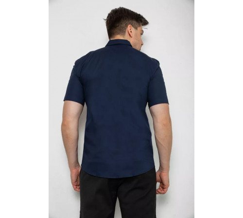 Сорочка чоловіча класична, колір темно-синій, 214R7116