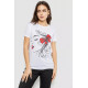 Футболка жіноча з принтом, колір білий, 244R503