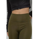 Лосины утепленные, цвет хаки, 243R051-4