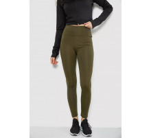 Лосины утепленные, цвет хаки, 243R051-4