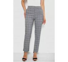 Штани жіночі у клітинку, колір сірий, 238RM94