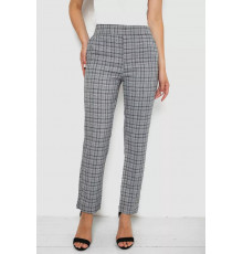 Штани жіночі у клітинку, колір сірий, 238RM94