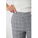 Штани жіночі у клітинку, колір сірий, 238RM94