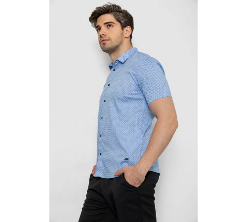 Сорочка чоловіча з короткими рукавами 214R6917-14, колір Блакитний