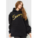 Худі жіночий на флісі тринитка Sorry, колір чорний, 102R316