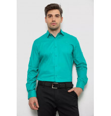 Сорочка чоловіча однотонна, колір м'ятний, 214R7327-1