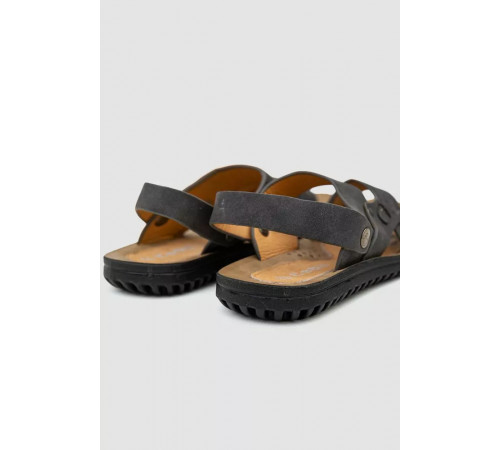 Сандалії для хлопчика підліткові, колір темно-сірий, 243RL9107