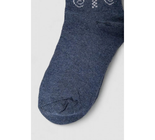 Шкарпетки жіночі з принтом, колір джинс, 238R336