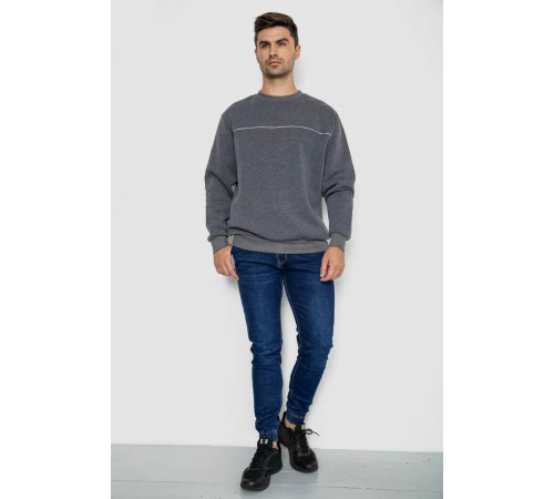 Батник чоловічий на флісі, колір сірий, 244R2556