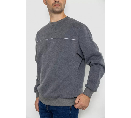 Батник чоловічий на флісі, колір сірий, 244R2556