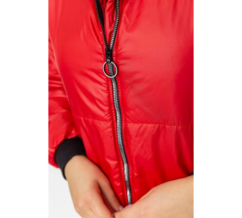 Куртка жіноча демісезонна, колір червоний, 244R012