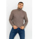 Светр чоловічий, колір мокко, 161R602