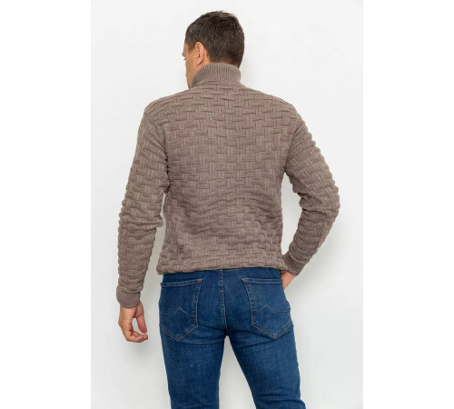 Светр чоловічий, колір мокко, 161R602