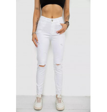 Джинсы женские, цвет белый, 182R3064