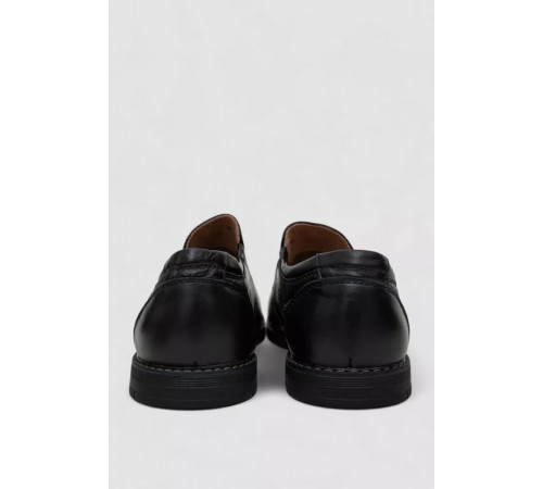 Туфли мужские с перфорацией, цвет темно-синий, 243RB1991.