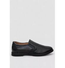 Туфли мужские с перфорацией, цвет темно-синий, 243RB1991.