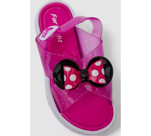 Босоніжки дитячі для дівчаток, колір фуксія, 243R8434-14