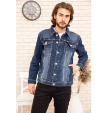 Джинсовая куртка мужская, цвет синий, 157R4606