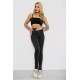 Джинси жіночі Skinny, колір чорний, 182R4296