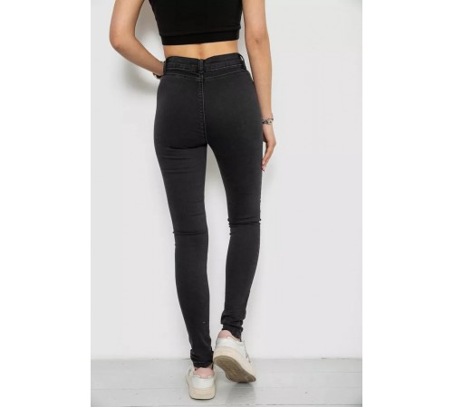 Джинси жіночі Skinny, колір чорний, 182R4296 Джинси жіночі Skinny, колір чорний, 182R4296