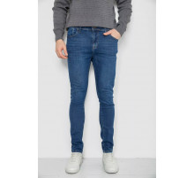 Джинси чоловічі однотонні, колір синій, 247R1095