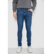 Джинси чоловічі однотонні, колір синій, 247R1095