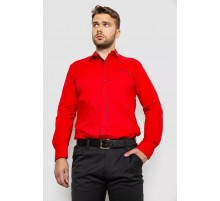 Рубашка мужская, цвет красный, 214R7078