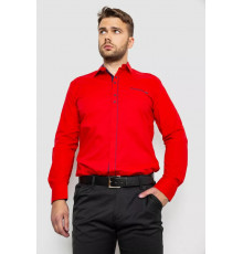 Рубашка мужская, цвет красный, 214R7078