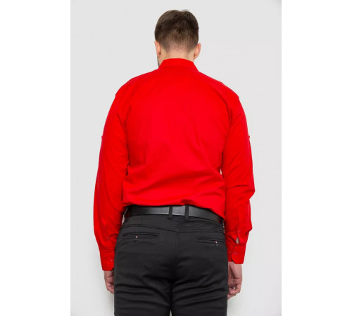 Сорочка чоловіча, колір червоний, 214R7078