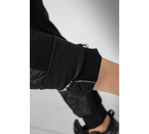 Брюки женские укороченные, цвет черный, 243RA042