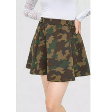Спідниця, колір хакі, 244R268-1