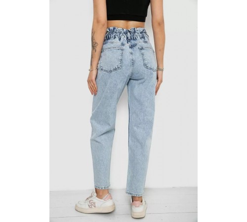 Джинси жіночі Mom-fit, колір блакитний, 244R1601S20 Джинси жіночі Mom-fit, колір блакитний, 244R1601S20