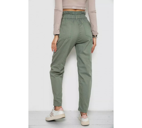 Джинси жіночі, колір оливковий, 250R1573