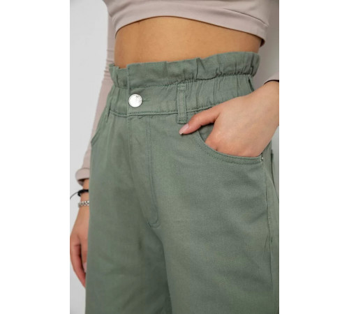 Джинси жіночі, колір оливковий, 250R1573