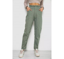 Джинси жіночі, колір оливковий, 250R1573