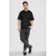Футболка чоловіча однотонна, колір чорний, 247R3140
