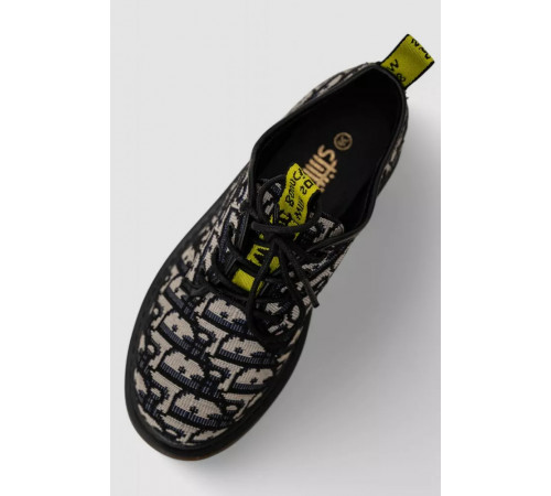 Лофери жіночі на шнурках, колір чорний, 248RRT17-15