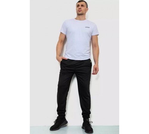 Спорт брюки мужские двунитка, цвет черный, 244R41298 Спорт брюки мужские двунитка, цвет черный, 244R41298