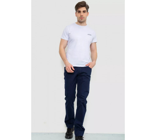 Брюки мужские, цвет темно-синий, 182R2041.