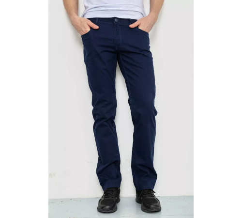 Брюки мужские, цвет темно-синий, 182R2041.