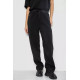 Спортивные брюки женские на флисе, цвет черный, 244R5228