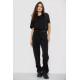 Спортивные брюки женские на флисе, цвет черный, 244R5228