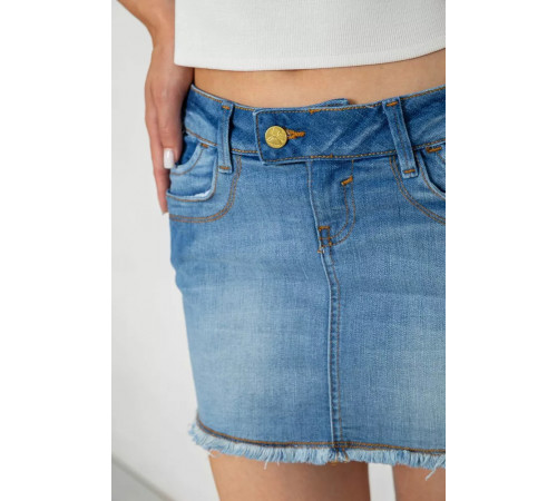 Юбка джинсовая, цвет синий, 244R263